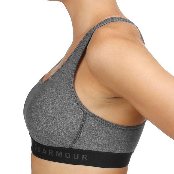 Under Armour Mid Crossback Heather Sports Bras Women Size XL - Picture 4 of 12